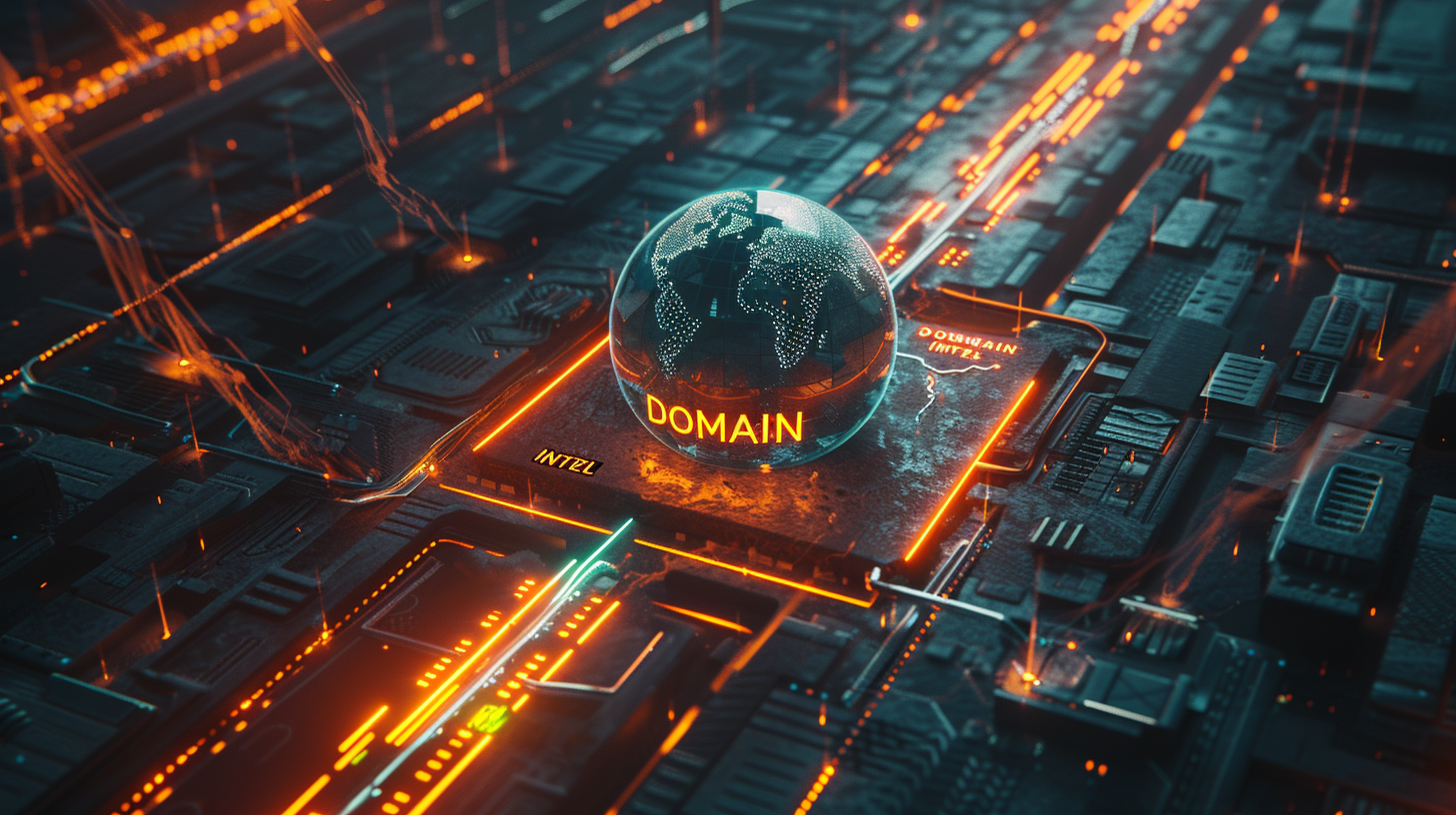 Domain OSINT visualization showing server infrastructure and WHOIS data analysis