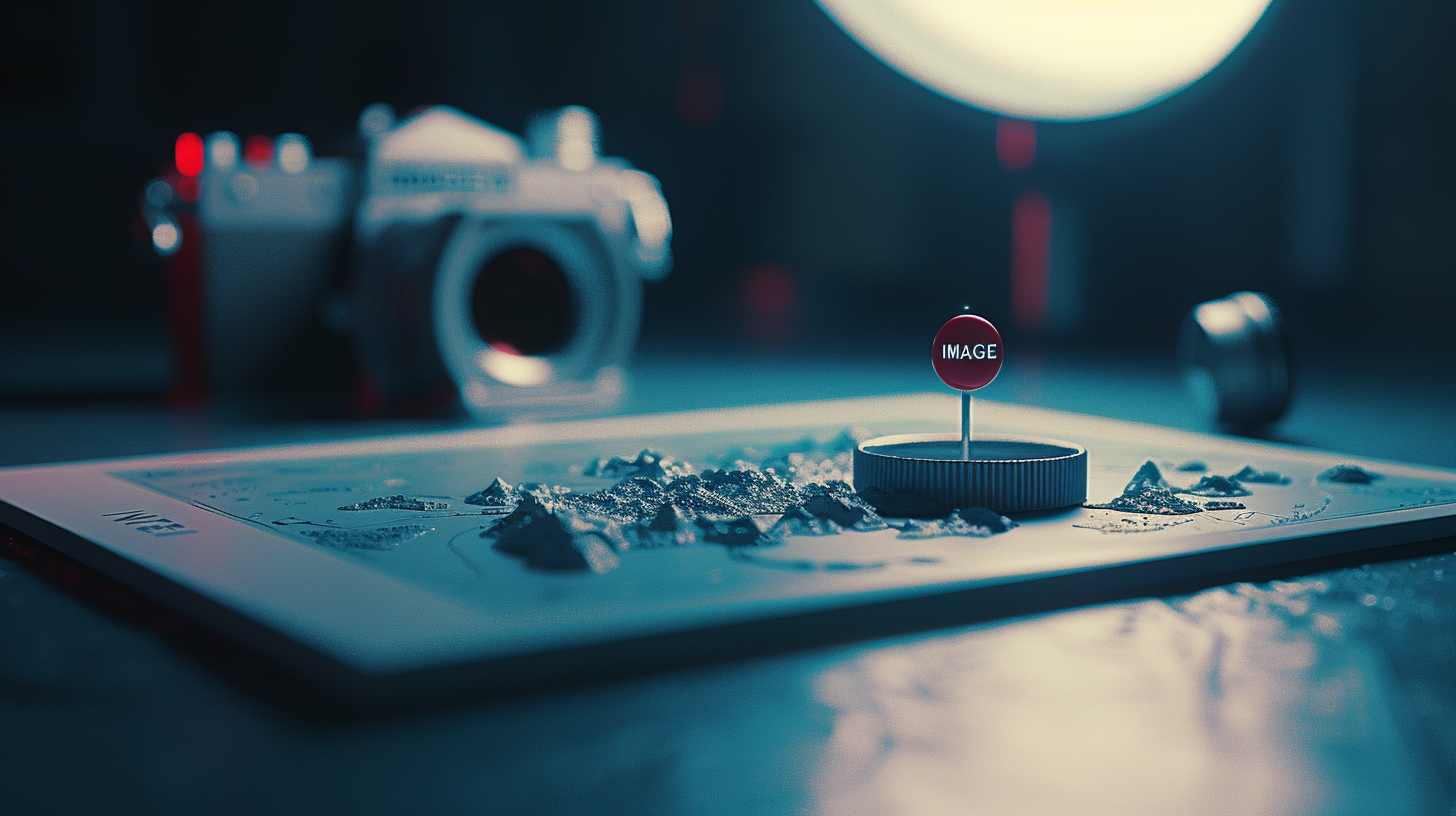 Image OSINT concept showing geolocation mapping and facial analysis